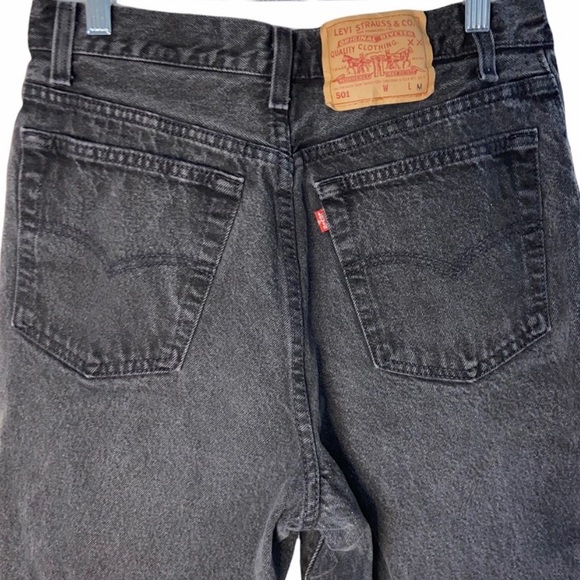 Vintage Levi’s 501 Black Straight Leg jeans - Picture 4 of 14